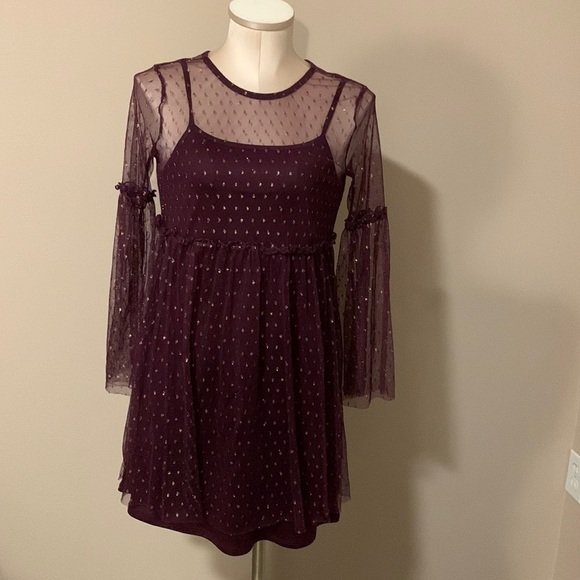 ART Class Girl Dress Size L (10-12). Sheer with Lining- Like New Dress. - Picture 1 of 11